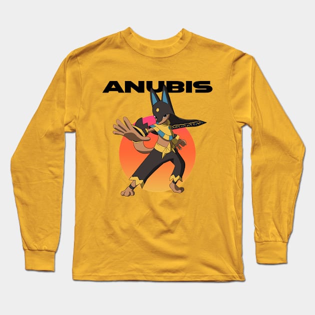 Anubis Long Sleeve T-Shirt by kdigart 